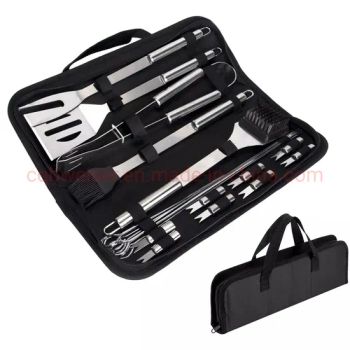 Stainless Steel Cooking Utensil BBQ Tools Set with Canvas Bag - Chongqing Bweiser Industry Company Limited - China