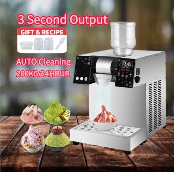 Best Real Bingsu-Snow-Ice-Machine Food Mini Bingsu Fly Korean Snow Flack Snowflake Shaved Ice Crushers Shaver Food Machine for Small Business Idea at Home Sale - Guangzhou R&M Machinery Co., Ltd. - China