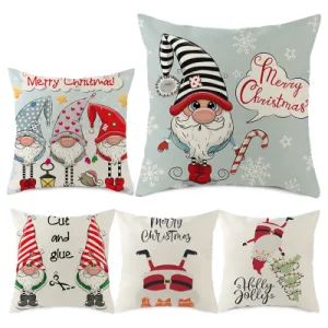 Christmas Cushion Cover Santa Claus Decorations Soft Plush Toys Pillows - YANGZHOU CREATIVE TOYS AND GIFTS CO., LTD. - China