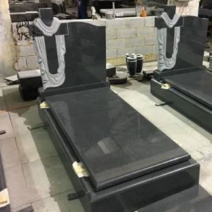Factory Wholesale Black Stone Grave Headstone Monument Slab granite Tombstones and Monuments - Quyang Blue Ville Landscaping Sculpture Co., Ltd. - China