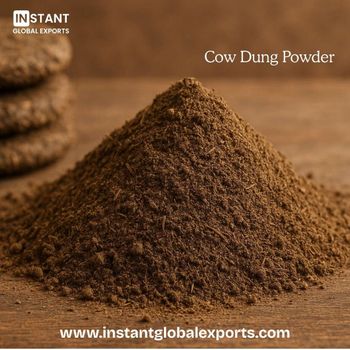 Organic Cow Dung Powder (Dried cow dung sourced from indigenous Indian cattle breeds) - Instant Global Exports - India