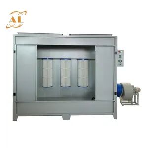Ailin Industrial Electrostatic Powder Coating Booth Recycling Cabinet with Filter Cartridge Booth - Taizhou Ailin Trade Co., Ltd. - China