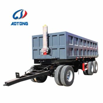 Reasonable Price Hydraulic Small End Dump Trailers Farm Use Full Type Rear Tipper Truck Trailer for Sale - SHANDONG JUYUAN AUTOMOBILE TECHNOLOGY CO., LTD. - China