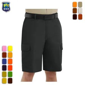 Mens Shorts 6 Pockets 3/4 High Quality Mens Short Cargo Pant Fabric Twil Color Black Gender Unisex Structure Baggy Size Custom - Nanchang Ketai Safety Protective Articles Co., Ltd. - China