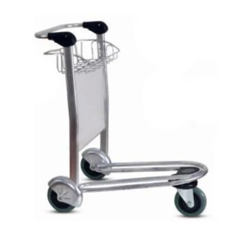 High Quality Aluminum Alloy Airport Luggage Trolley with Hand Brake - Suzhou Jinta Metal Working Co., Ltd. - China