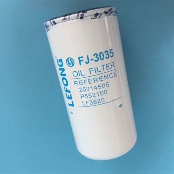 Excavator Premium Oil/Fuel/Water/Air/Hydraulic Filter Fj-3035 25014505 P552100 Lf3620 Oil Filter - GUANGZHOU KING LEBON MACHINERY PARTS LIMITED - China