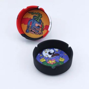 Premium Quality Unbreakable Silicone Ashtray Smoking Accessories Cigar Ashtray Silicone Round Ashtray - Shenzhen Siliclab Technology Co., Ltd. - China
