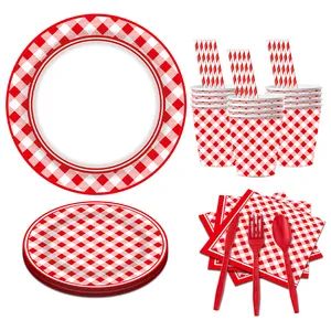 Disposable Party Paper Plate Napkins Tableware Dinnerware Set - Hangzhou Zizhou Trading Co., Ltd. - China