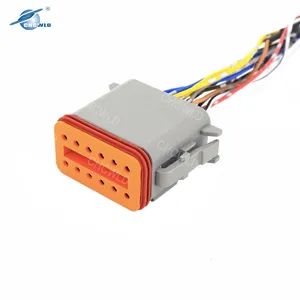 Custom 12 Pin Waterproof Connector Deusch Wire Harness Dt06 12SA E003 - Guangzhou Kuqi Technology Co., Ltd - China