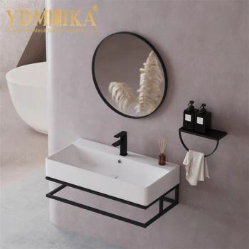 Wall Mounted Wash Basin Stone Bathroom Pedastel Sink Unique Contemporary Bathroom Sink - Guangdong Meijia Sanitary Ware Co., Ltd. - China