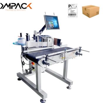 Ym320p Automatic Refrigerators Washing Machines Small Appliances Corrugated Cardboard Boxes Labeling Machine - SHANGHAI YIMU MACHINERY CO.,LTD - China