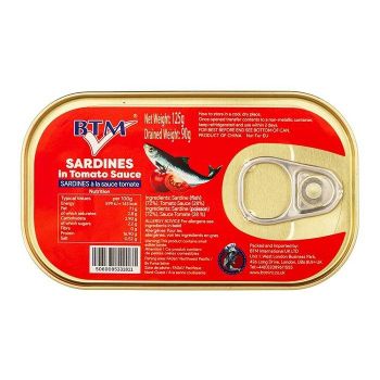 Fresh Packed Canned Sardine in Tomato Sauce Delicious Fish with Savory Taste for Lunch Dinner and Quick Recipes - TRADECENTRIC LLC - United States