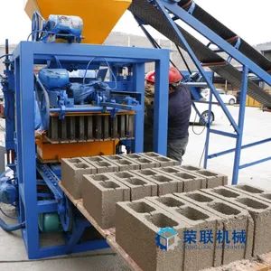 Ronglian Qt4-24 Manufacturer Hollow Concrete Brick Making Machinery - Linyi Ronglian Machinery Co., Ltd. - China