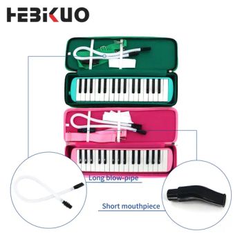 OEM Keyboard Instruments Colour 32 Keys Finger Piano Style Melodica with Hard Case - Guangzhou Hebikuo Musical Instrument Co., Ltd. - China