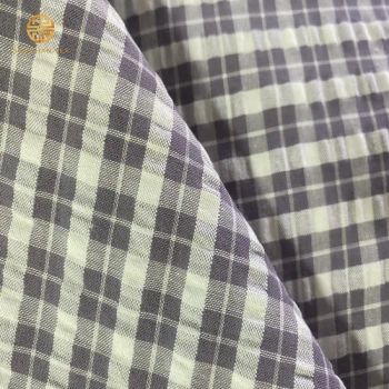 Premium Yarn Dyed Cotton Spandex Seersucker Fabric for Stylish Pants - Suzhou Sunchan Textile Co., Ltd. - China