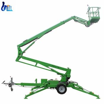 Telescopic Spider Towable Boom Lift Construction Lifter Moves Moving Origin China Trademark Blift Colors Customized Model NO. - SHANDONG BELIFT MACHINERY CO., LTD. - China