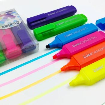 Wholesale Fluorescent Highlighter Marker Pen with Bright Colors - Zhejiang Zhongcai Stationery Manufacturing Co., Ltd - China