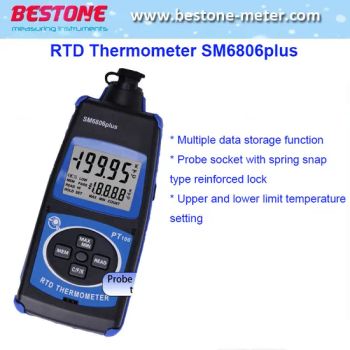 Rtd Thermometer, Digital Thermometer Sm6806plus Origin China Usage Industrial Trademark BESTONE HS Code 9025199090 Range -200℃ to - Shenzhen Bestone Industrial Co. Ltd. - China