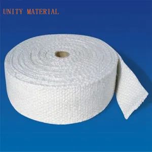 Industrial Insulation Fireproof Ceramic Fiber Paper Tape with Glue - ZIBO UNITY NEW MATERIAL CO., LTD. - China