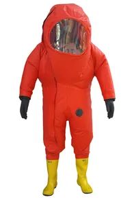 Heavy Duty Chemical Protective Suits Rubber Chemical Suit with Ring Glove Cuff - Chongqing Gathering Marine Equipment Co., Ltd. - China
