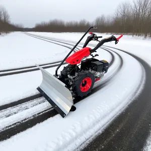Energy Saving and Environmental Protection All-Gear Crawler Electric Start Diesel Gasoline Factory Exit 6.5HP 15HP Snow Blower Snow Thrower Snow Blower - Jining Lupeng Construction Machinery Co., Ltd. - China