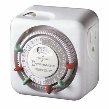 Plug In Analog Timer Material ABS Voltage 220 V Display Analog Size 10x10x8 cm Frequency 50 Hz Temperature 40 degree C Detection Motion Speed 0.5 - HPV Enterprise - India