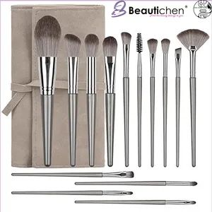 Beautichen BC-MUS-146 14PC Synthetic Hair Makeup Brushes Vegan Cruelty Free MOQ100 - NINGBO XICHEN IMPORT AND EXPORT CO., LTD. - China