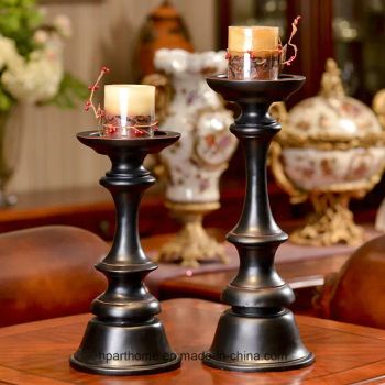 Traditional Antique Style Resin Decorative Candle Stand Ornament Candle Holder - Zhejiang Haipai Art Home Co., Ltd. - China