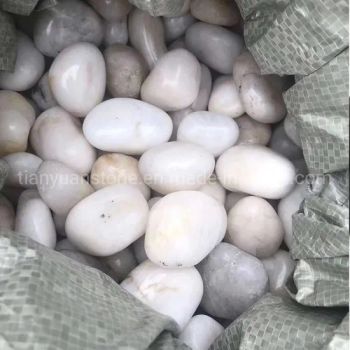 Oversize Natural Landscaping River Stone Pebbles with White Color - Quanzhou Tianyuan Stone Co., Ltd. - China