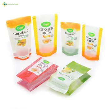 Flat Bottom Pouches with Zipper and Printing Food Grade Packaging Mylar Bags - Yishui Union Packing Products Co., Ltd. - China