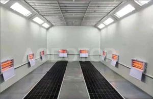 Downdraft Auto Spray Booths Car Collision Equipment Manufacturers - Yiwu AODOTOP Machinery Company - China