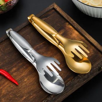 Stainless Steel Food Clips Salad BBQ Cooking Serving Utensil Meat Barbecue Tools - Ningbo Qucheng Commodity Co., Ltd. - China
