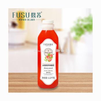 High Quality Sweet and Fragrant Aroma Honey Peach Flavored Syrup (1.12kg*12 pcs/ctn) Suitable for Mix Water or Bubble Tea - Garcia Food Sdn Bhd - Malaysia