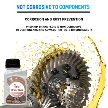 System Anti-Corrosion Clutch Lubricating Car Oil Brake Fluid DOT4 OEM/ODM - Guangzhou W&X Chemical Co., Ltd - China