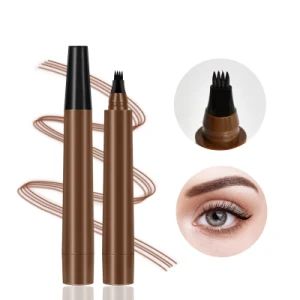 Vegan Waterproof Long Lasting Liquid Eyebrow Enhancers Tattoo Pigment Mascara Dye Pen - Shenzhen Fundy Cosmetics Co., Ltd. - China