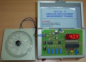 Angular Displacement Measurement Trainer Power Supply ±12v, +5v Built-in Input Temperature Range 0-180°c Zero And Gain Adjustment By - Solo Automations - India