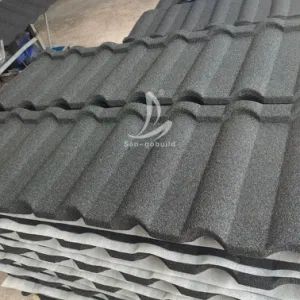 Industrial Waterproof Middle East Stone Coated Alu-Zinc Steel Toiture Tuiles Aluminum Roof Tiles for Resort - Hangzhou Singer Building Materials Co., Ltd. - China