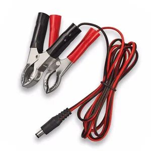 Custom 18AWG 2m 5.5X2.1mm Male Female DC Cable to Alligator Clips Car Battery Cable - Jiangxi Yoojo Technology Co., Ltd. - China