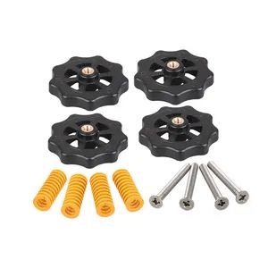 3D Printer Parts M4 Hotbed Nut Spring Screw Leveling Kit Heated Bed Platform Level Spring Accessories for Cr-10 Ender 3 - JIANGXI NEW SILK ROAD INDUSTRY & TRADE COMPANY LIMITED - China