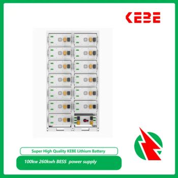 100kw 250kwh Industrial Commercial Energy Storage System LiFePO4 Batteries Hybrid Inverter Cabinet C&I Ess by Air Cooling for Solar Wind Power Systems - Shenzhen Kebe Electronic Co., Ltd - China