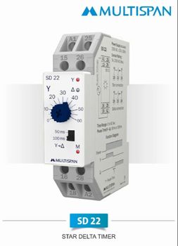 Multispan Analog Timers Type Analog Brand Multispan Mounting Din Rail Mounting Dimension(HXWXD)MM 90 X 22.5 - K B Enterprises - India