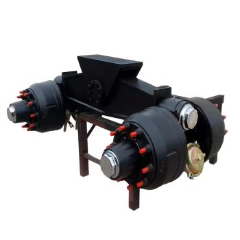45t-100t Strong Loaded Semi-Trailer Double Swing Rigid Suspension - Qingdao Jinlibo Industry And Trade Co., Ltd. - China