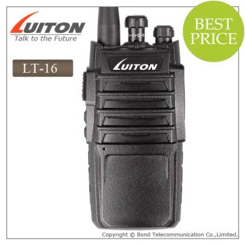 China Radio Communication Lt-16 Professional Two Way Radio OEM Accept Type Handheld Style Handheld Model NO. LT-16 Output Power - BOND TELECOMMUNICATION CO., LIMITED - China