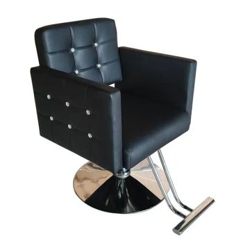Wholesales Crystal Leather PU Black Barber Chairs Salon Styling Chair for Sale - Henan Eminent Medical Devices Co., Ltd. - China