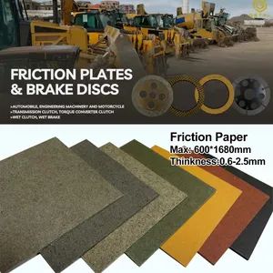 Clutch Parts Brake Friction Material Kelcar Carbon Paper-Based for Construction Paving Machinery - Zhejiang Gaocheng Autoparts Co., Ltd. - China