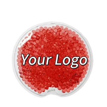 Branded Logo Aqua Pearls Round Gel Ice Pack, Round Hot Cold Pack Water Beads Ice Pack - Ningbo E-Fitness Import & Export Co., Ltd. - China