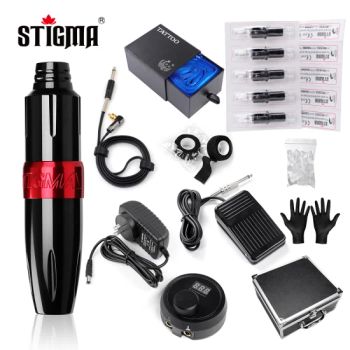 Stigma Complete Tattoo Machine Kit Professional Tattoo Kits Set Set MOQ 1pieces Stroke 3.0mm Origin China Model NO. EM122 - Hangzhou Solong Technology Co., Ltd. - China