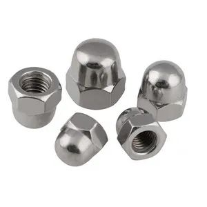 DIN1587 M6-M16 Stainless Steel A2-A4 Hex Cap Nuts 10.9 Grade MOQ1000 15D - Yangzhou Worskey Metal Products Co., Ltd. - China