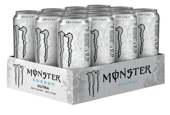 Monster - Energy Ultra - Energy Drink - 1 can - 500 ml - Energy booster - Less sweet - Lighter taste - No calories - High caffeine from RJS TRADING LIMITED Monster - Energy Ultra - Energy Drink - 1 can - 500 ml - Energy booster - Less sweet - Lighter taste - No calories - High caffeine - RJS TRADING LIMITED - United Kingdom