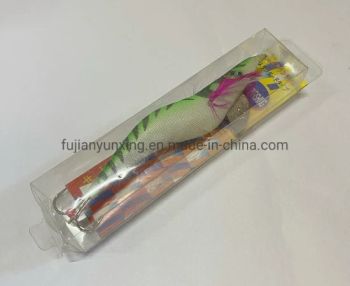 Cloth Wood Shrimp Luminous Squid Jig with Hook - SHANTOU YUNXING TRADING CO.,LTD. - China